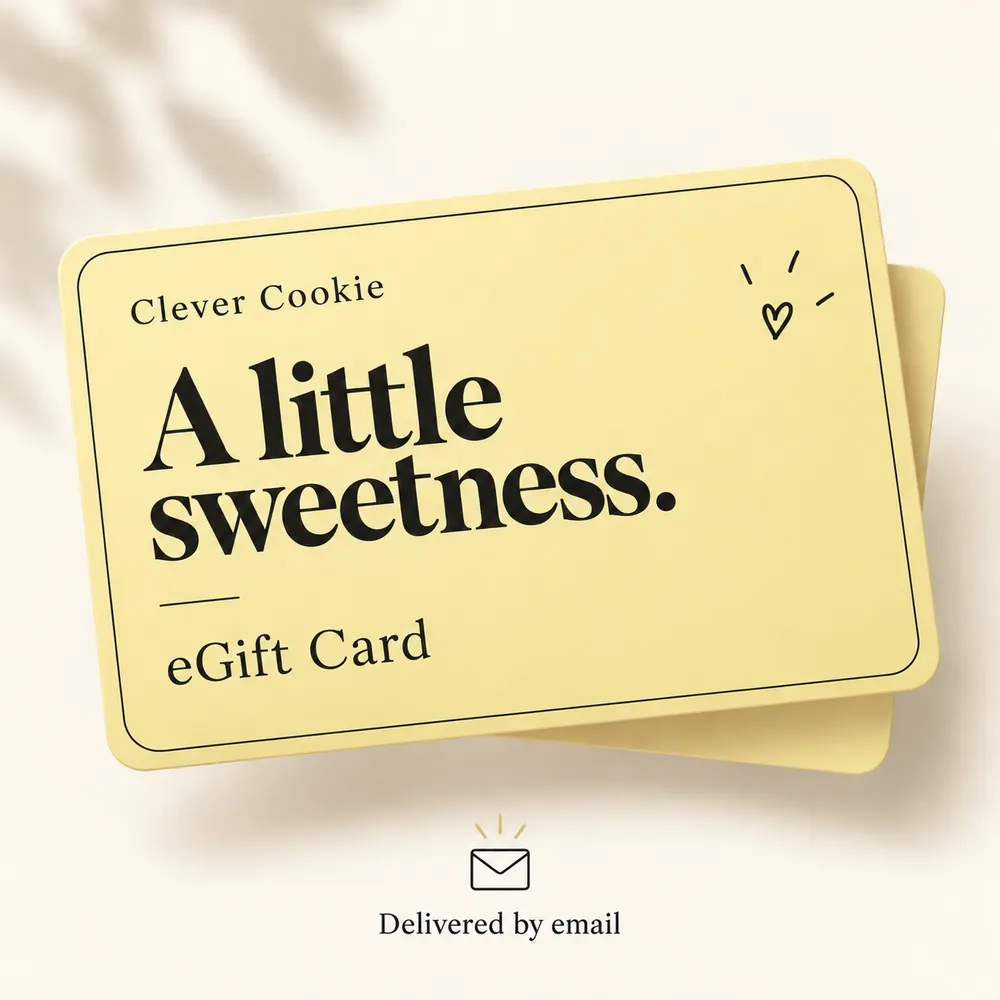 Clever Cookie eGift Card — A little sweetness. Delivered by email.